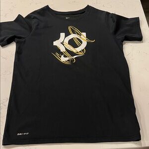 Nike Kevin Durant Kids Black and Yellow Graphic Tee